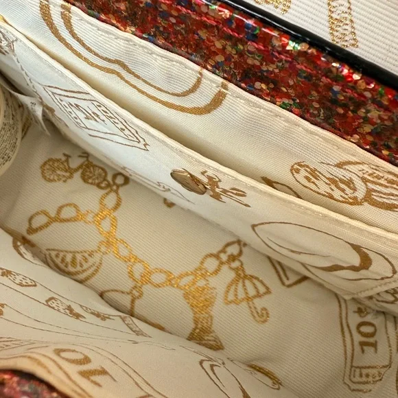 Kate Spade “Skirt the Rules” Multi Glitter Scout Bag NWT - Picture 6 of 6